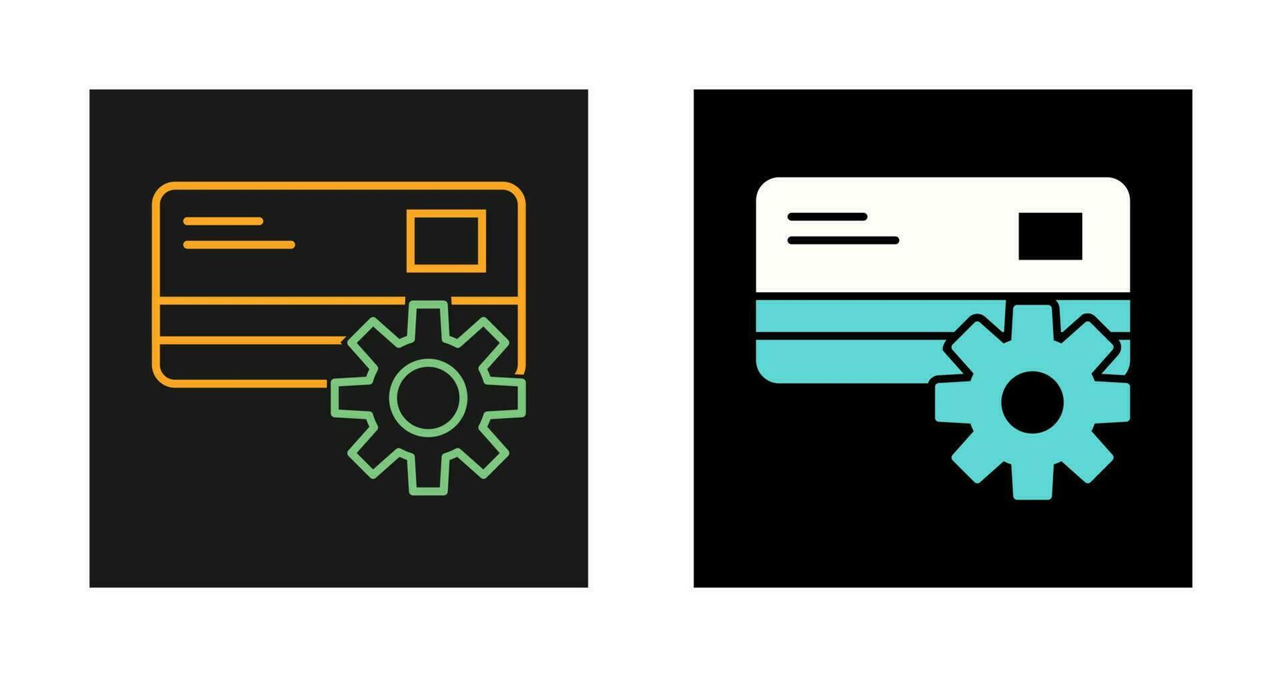 Payment Setting Vector Icon