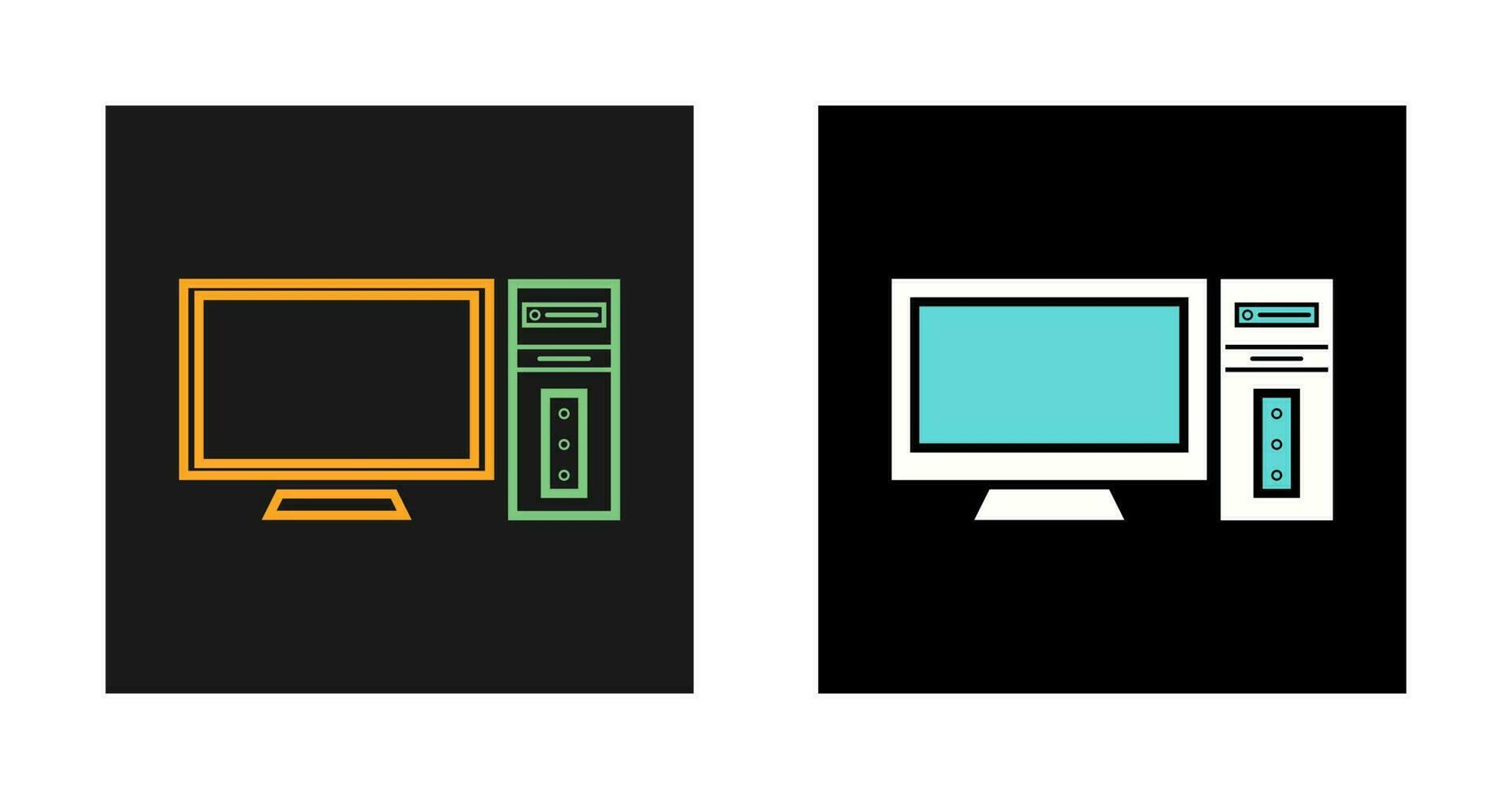 Computer Vector Icon