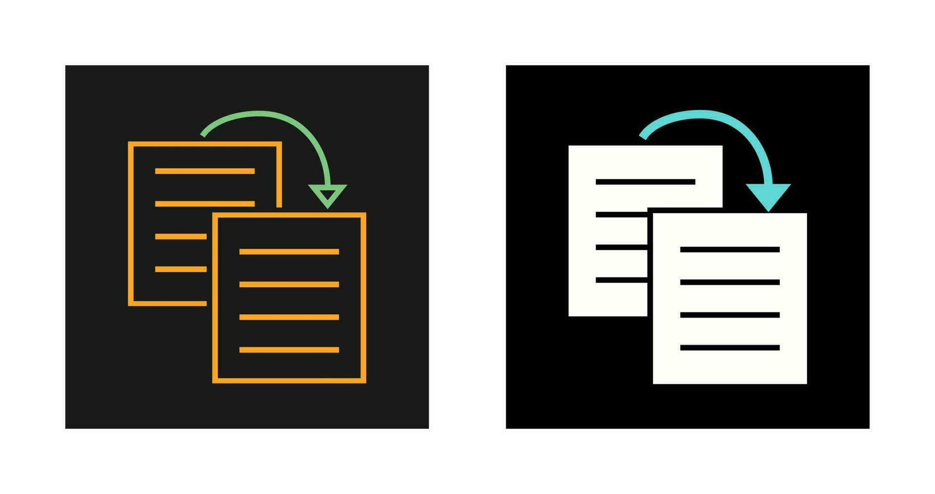 icono de vector de contenido duplicado