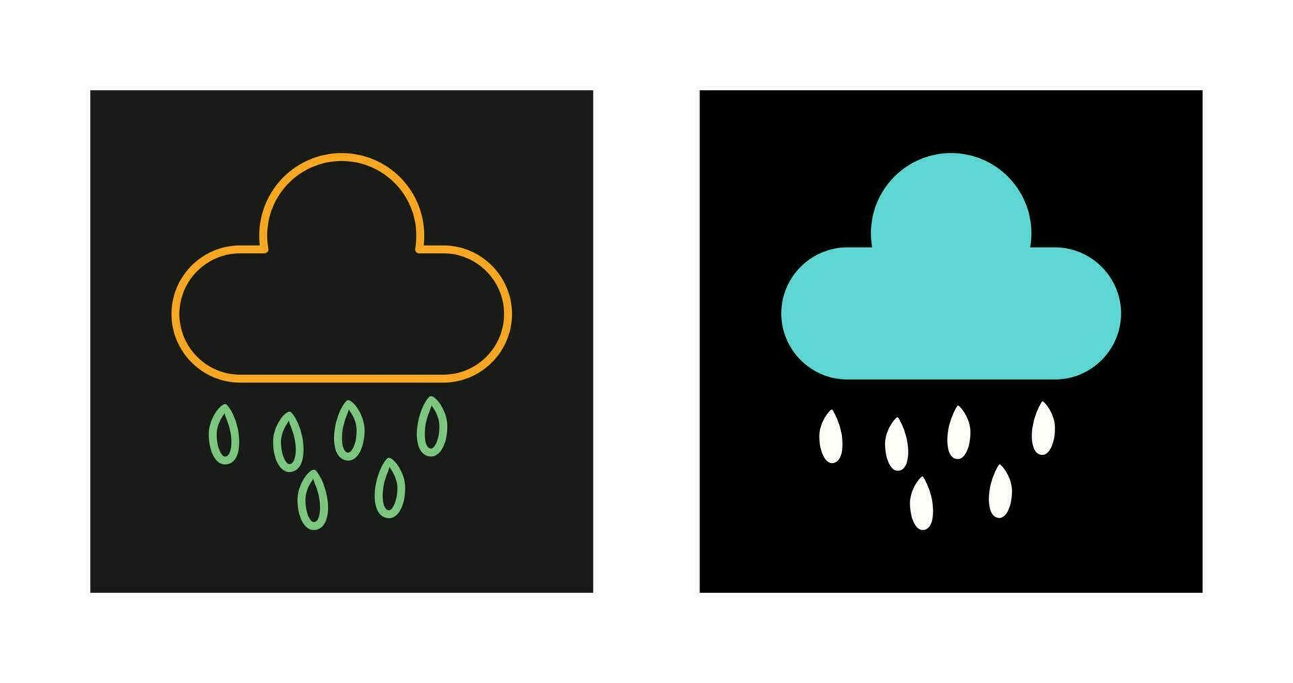 Rain Cloud Vector Icon