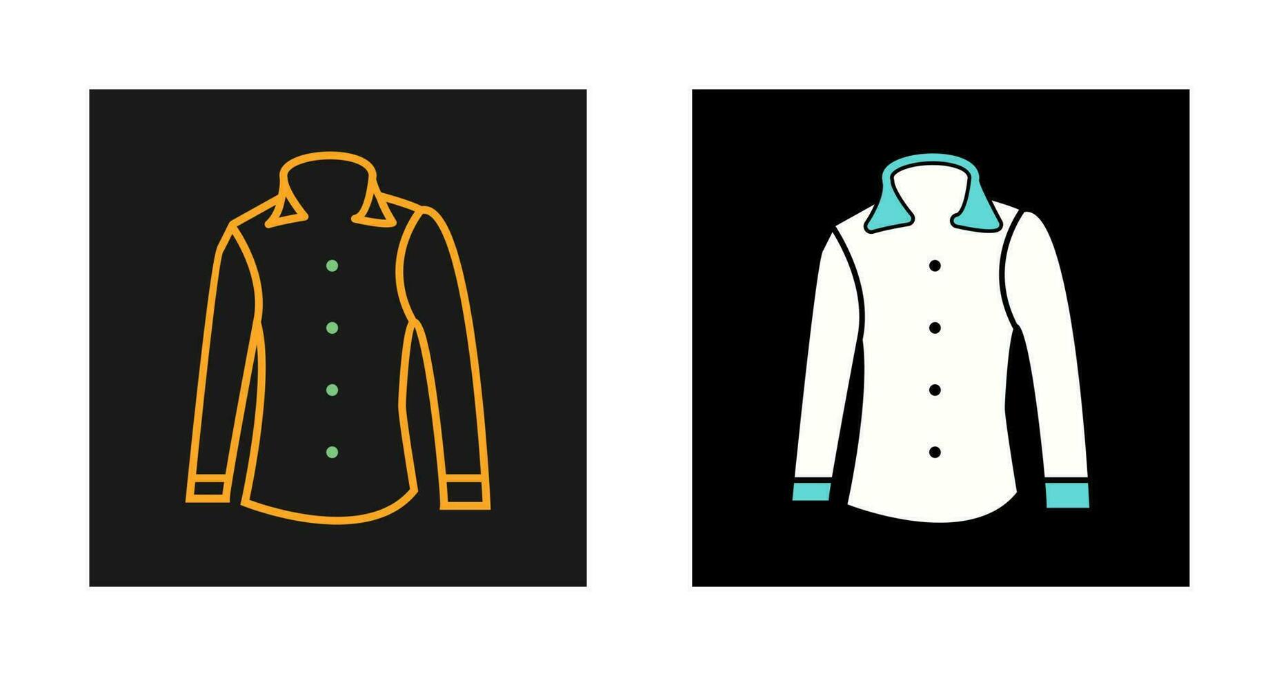 icono de vector de camisa formal