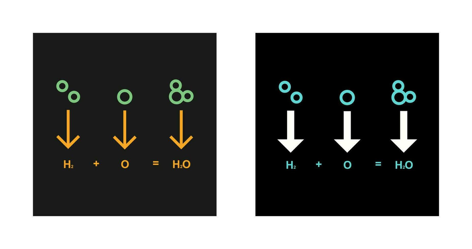 icono de vector de fórmula química