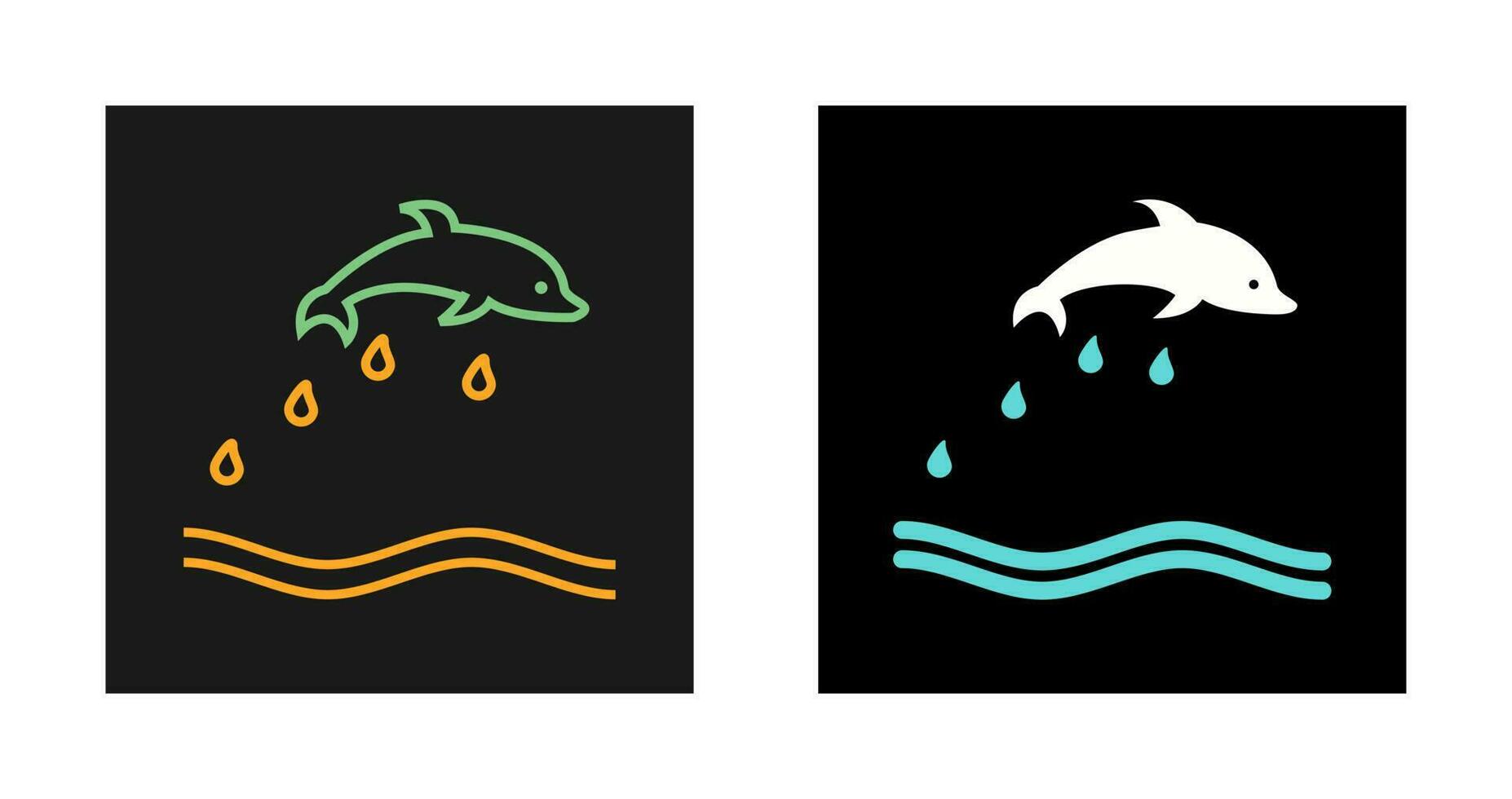 Dolphin Vector Icon