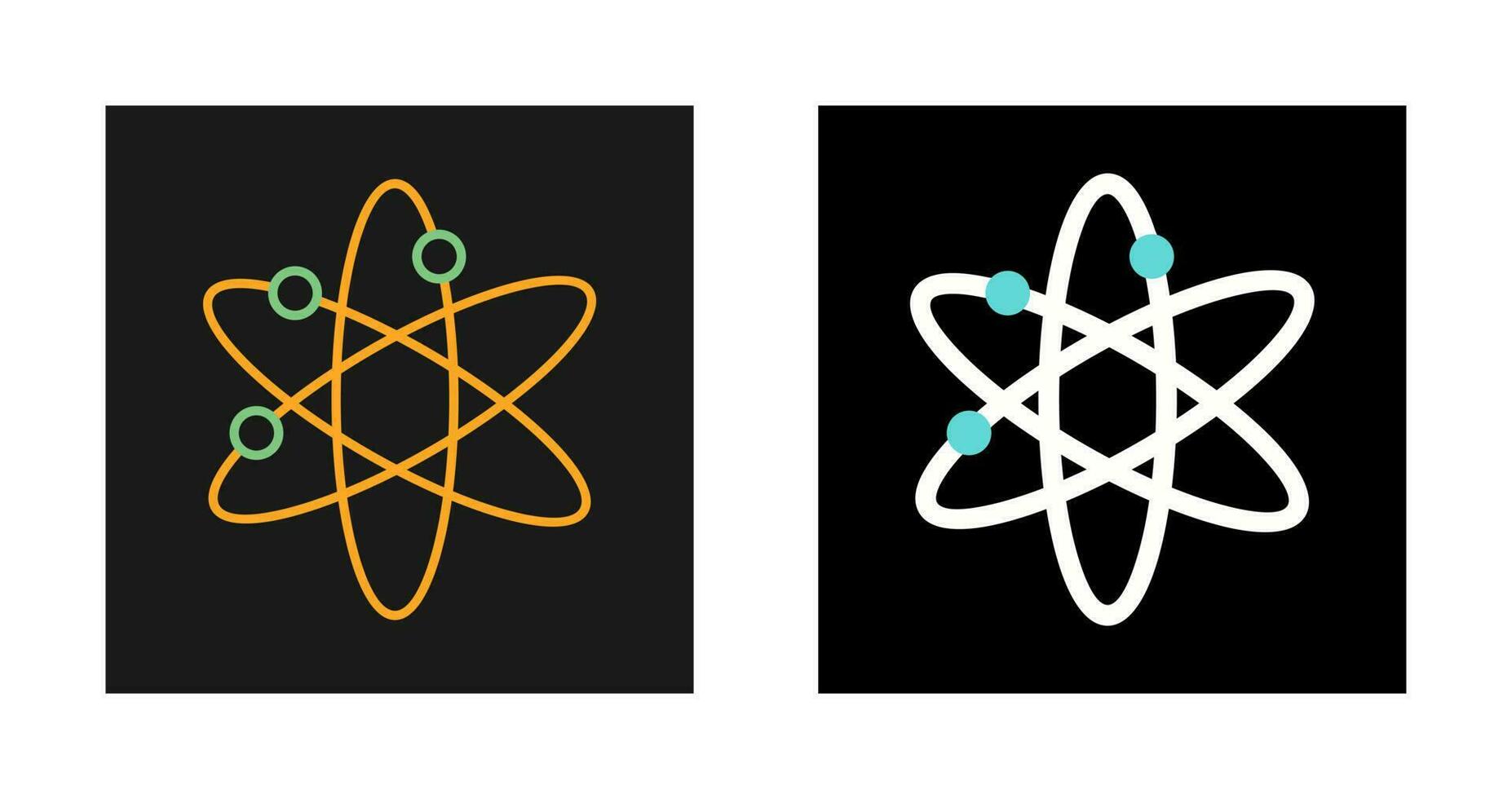 Atomic Structure Vector Icon