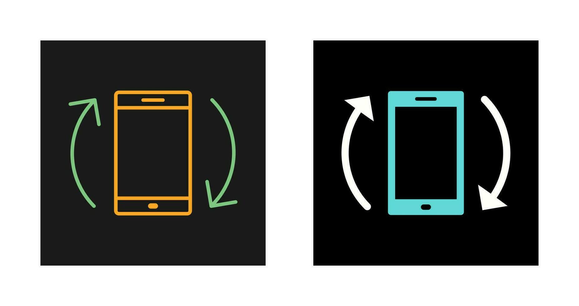 Auto rotation Vector Icon