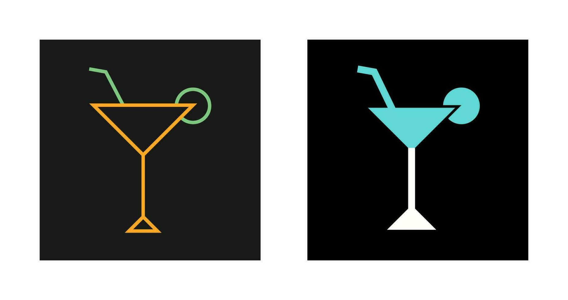 Cocktail Glass Vector Icon