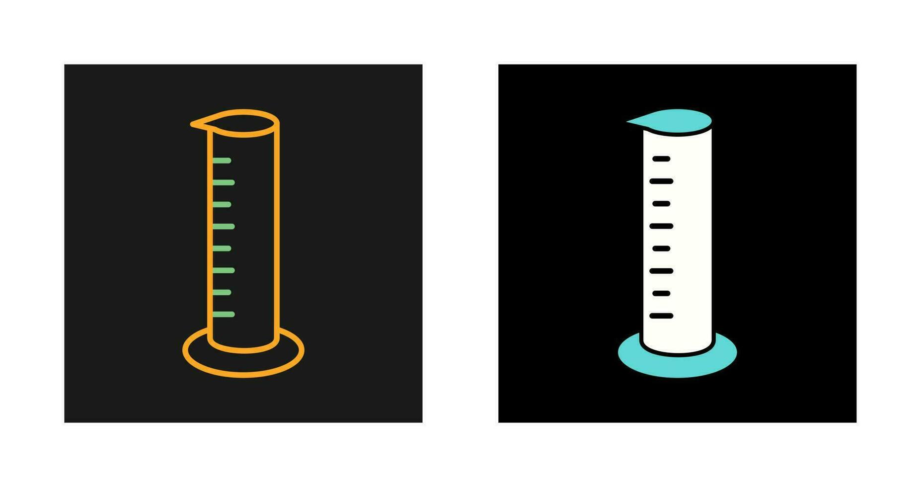 Graduated Cylinders Vector Icon