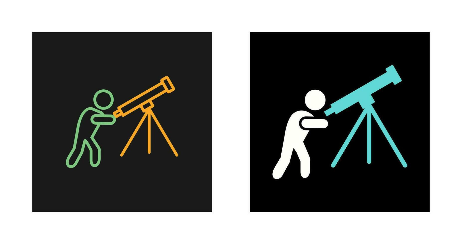 Adjusting Telescope Vector Icon
