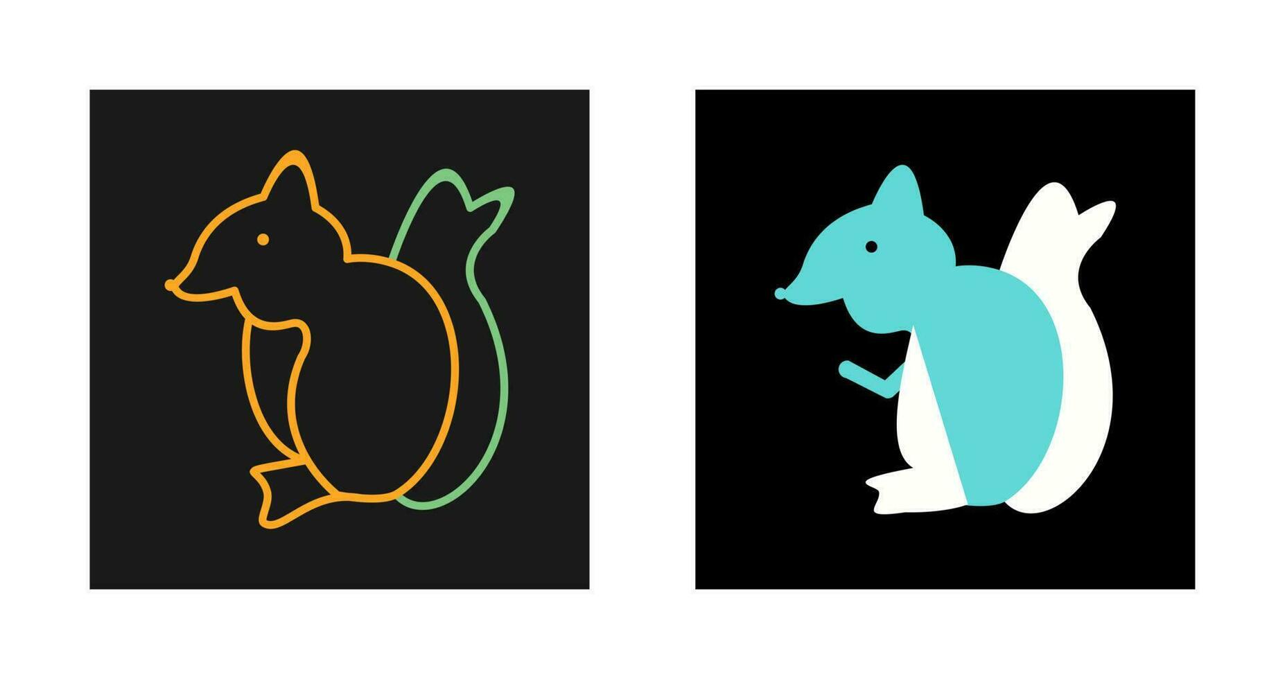 Squirrel Vector Icon