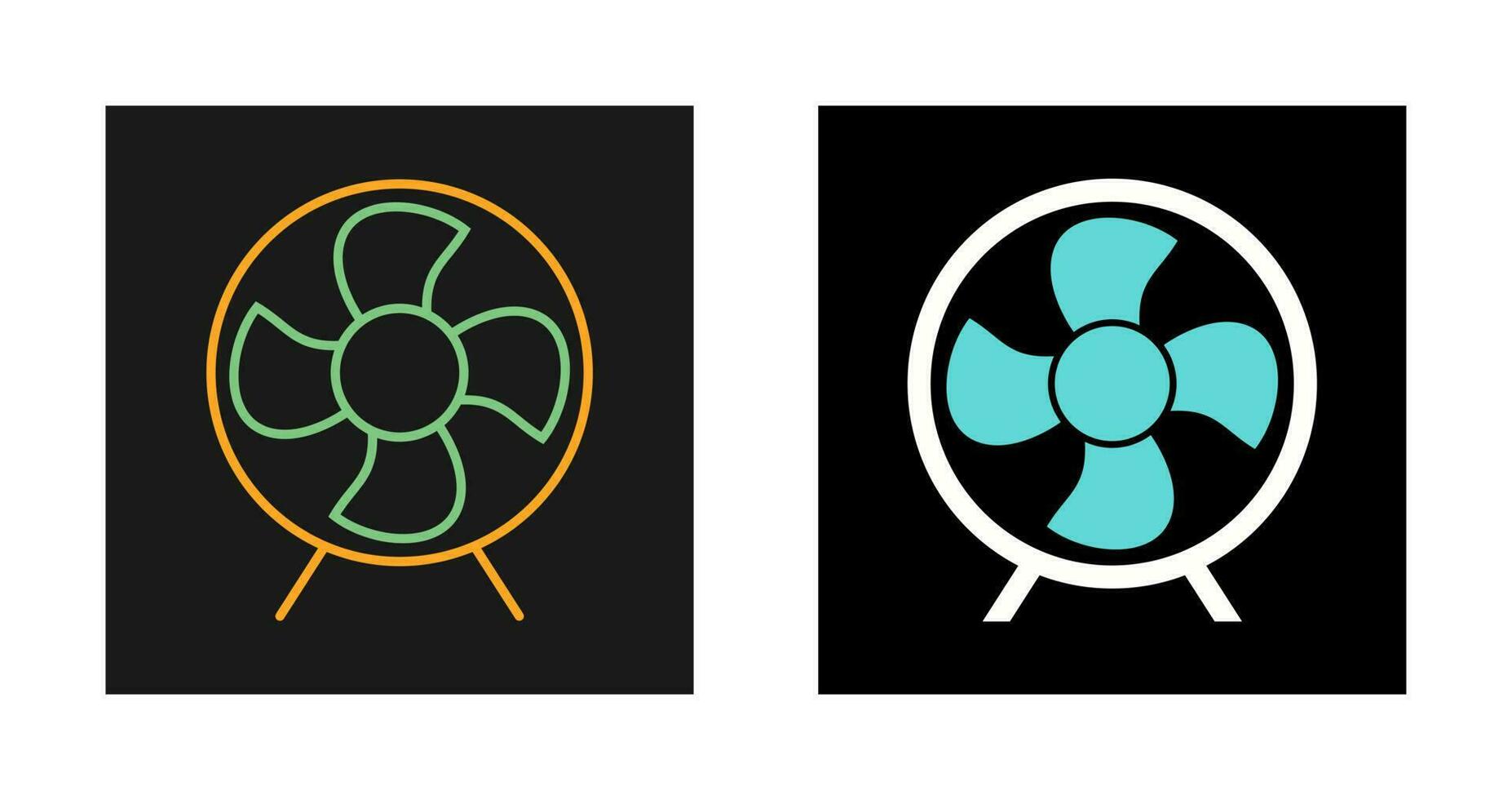 Electric Fan Vector Icon