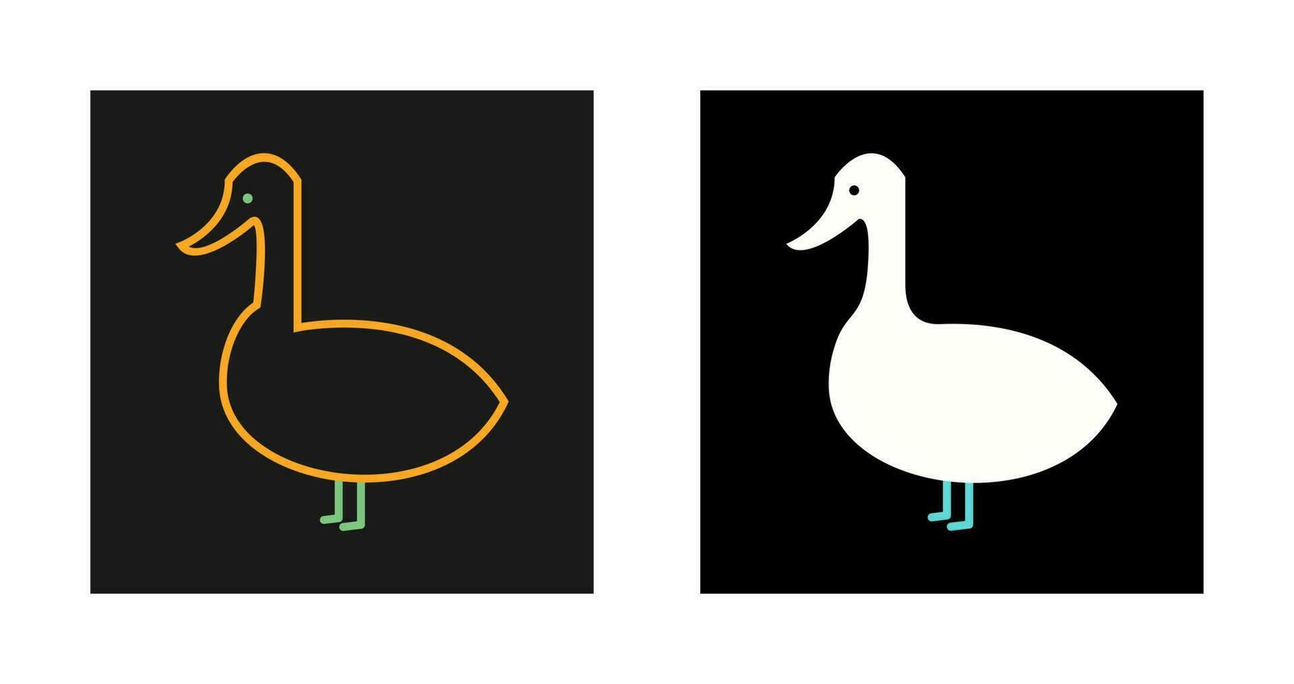 Duckling Vector Icon
