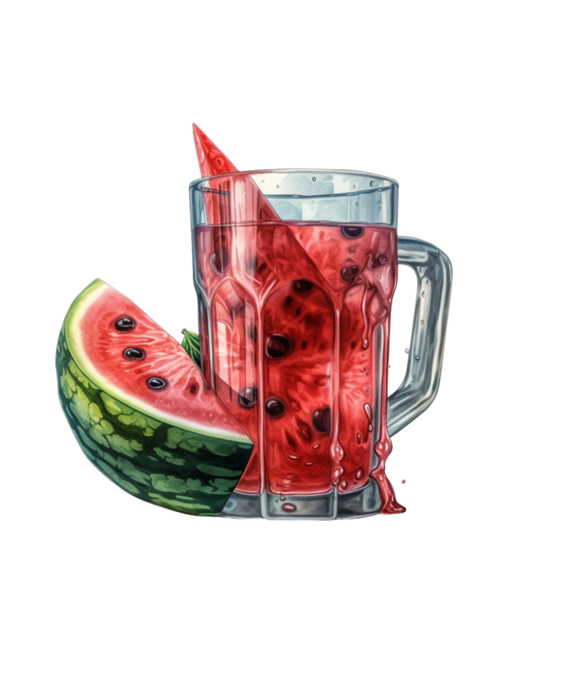 Juice Drawing Watercolor Sublimation png