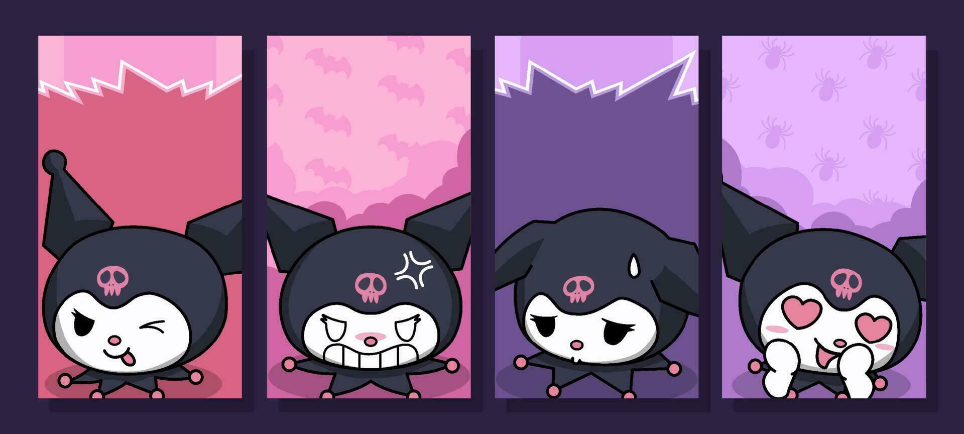 Kuromi Vector Art, Icons, and Graphics for Free Download