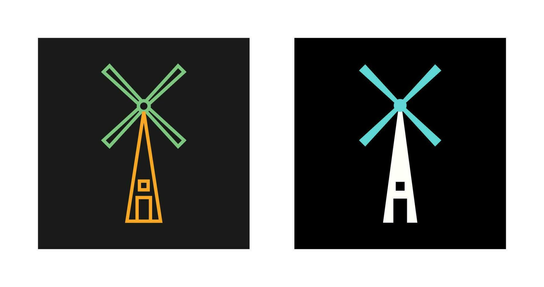 Windmill Vector Icon