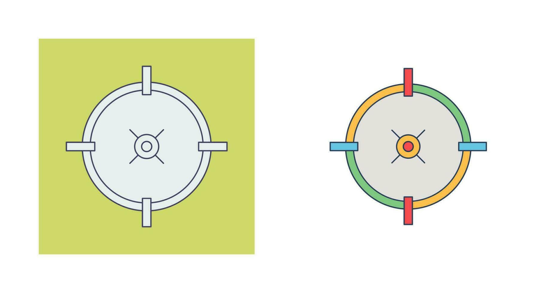 Target Location Vector Icon