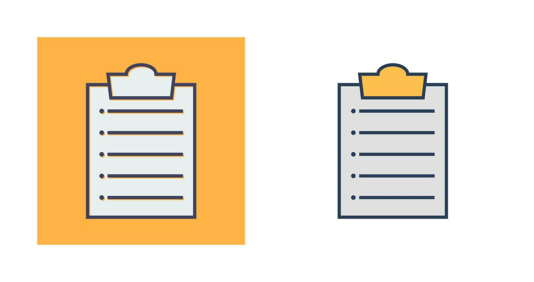 Clipboard Vector Icon