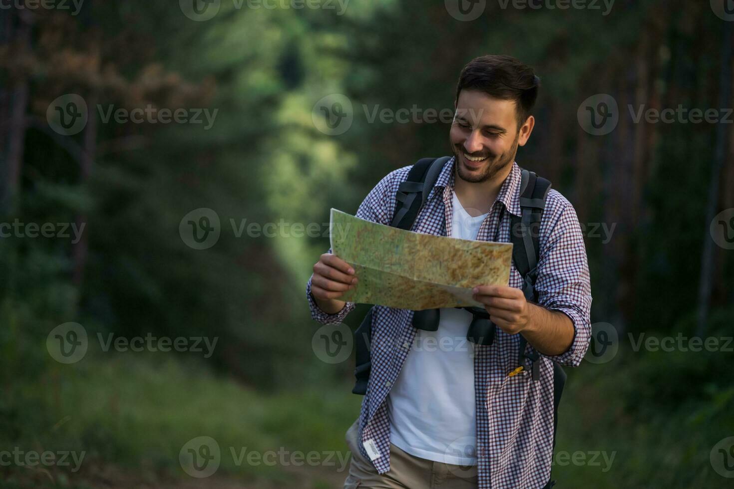 Couple spending time outdoors photo