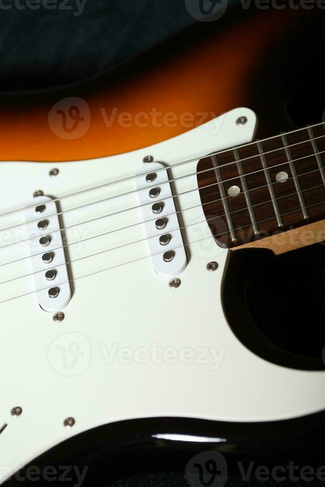 Closeup of a guitar photo