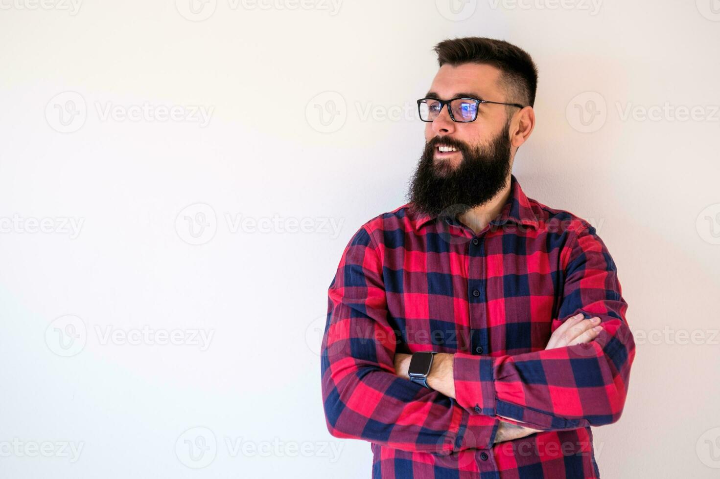 Portrait of a happy man photo