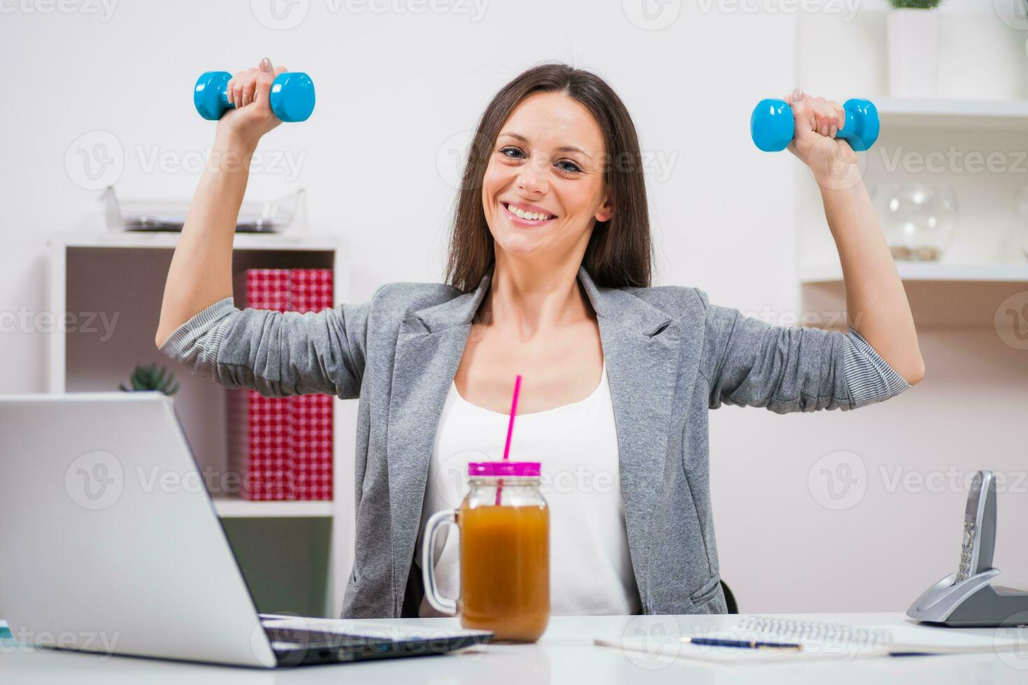 A woman in her office photo