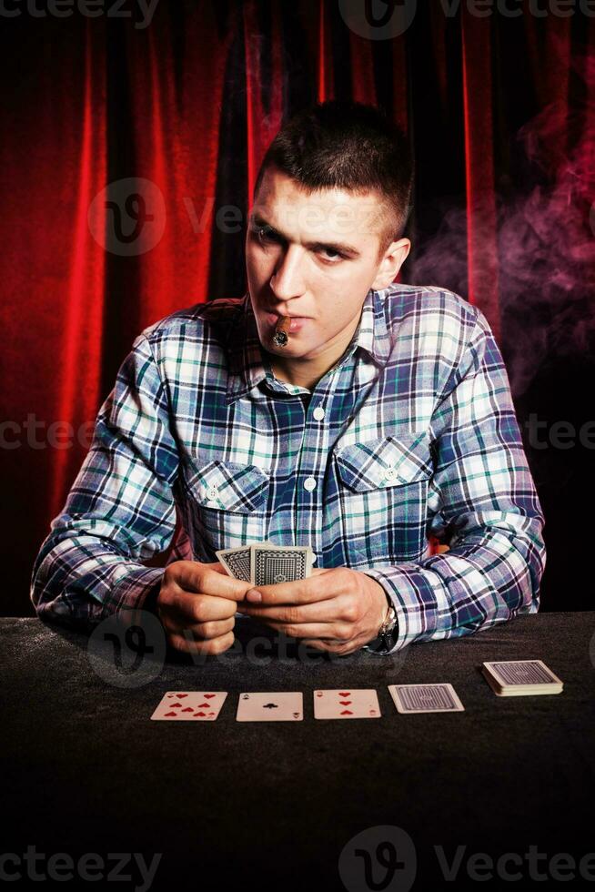 A poker game photo