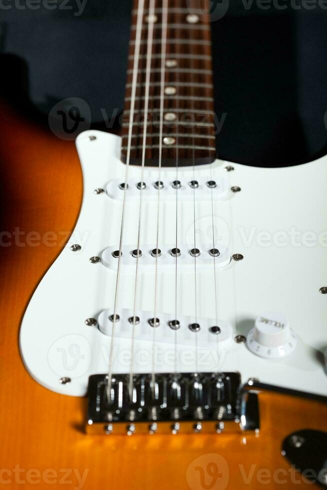Closeup of a guitar photo