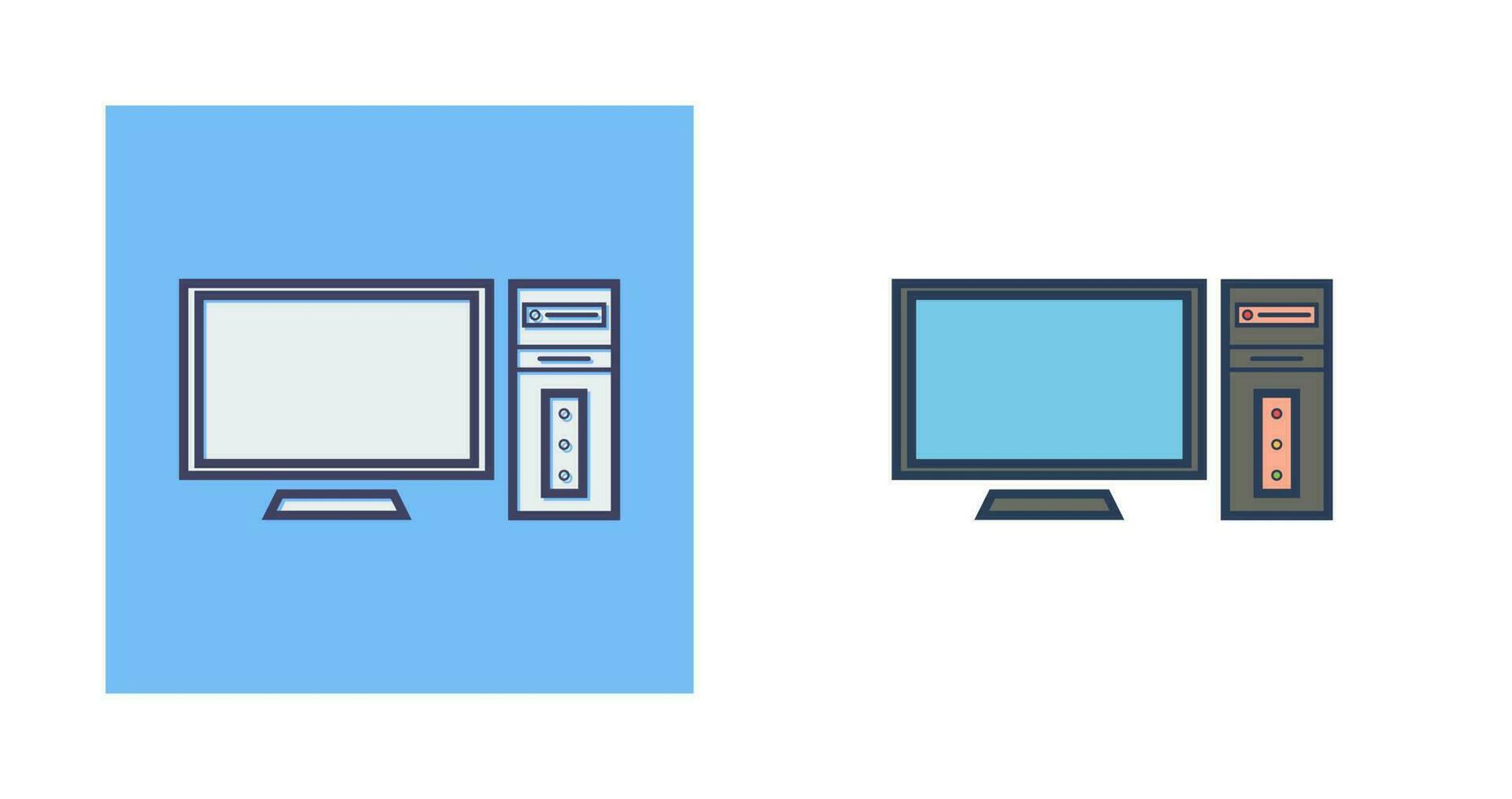 Computer Vector Icon