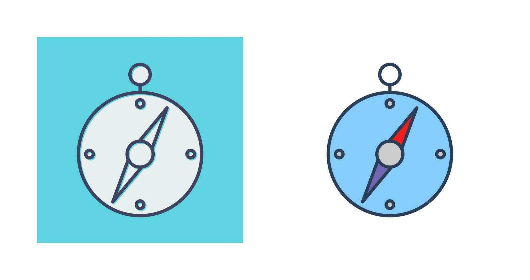 Directional Compass Vector Icon