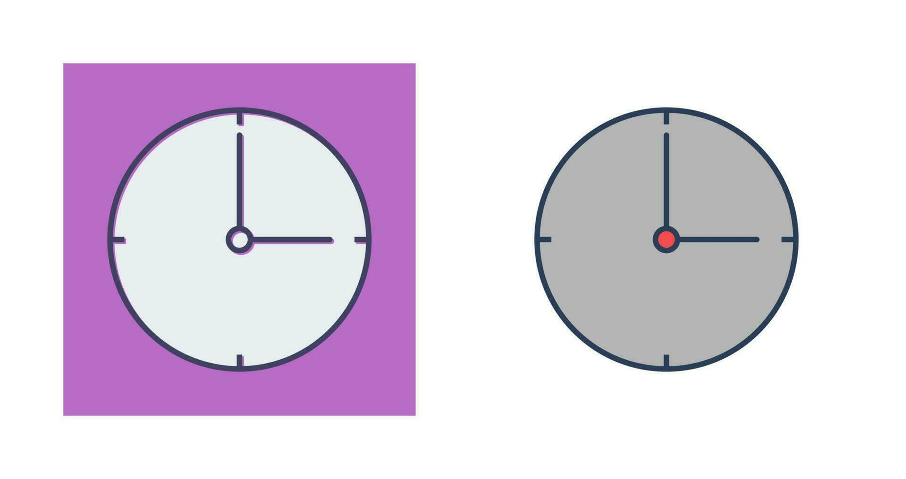 Clock Vector Icon