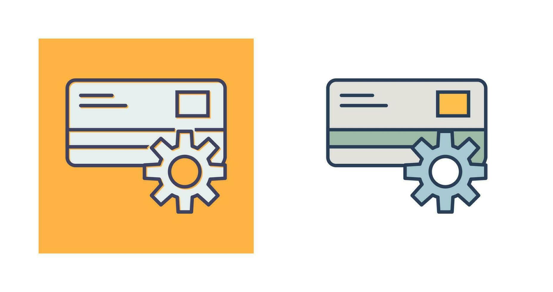 Payment Setting Vector Icon
