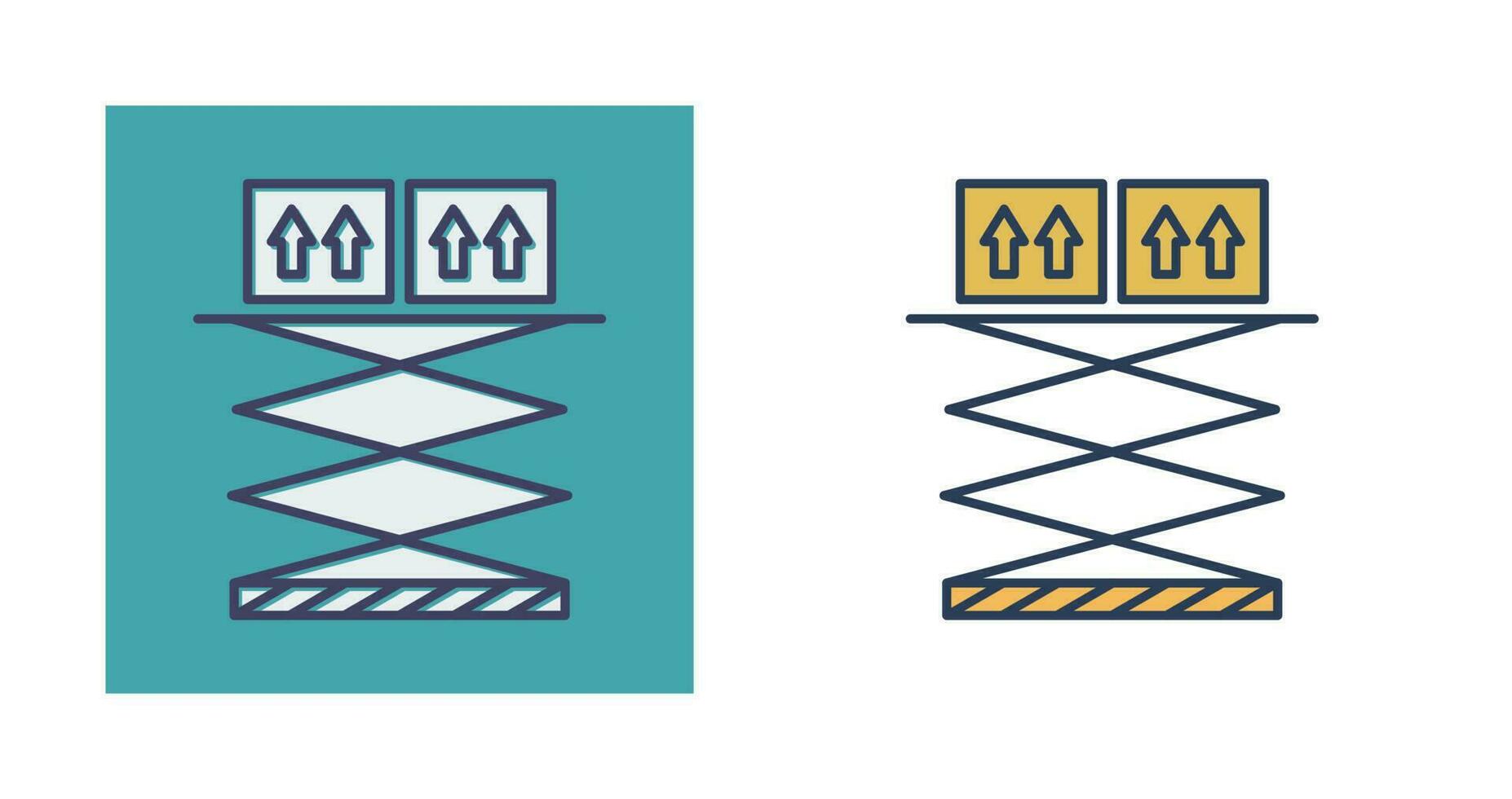 Lift Box Vector Icon