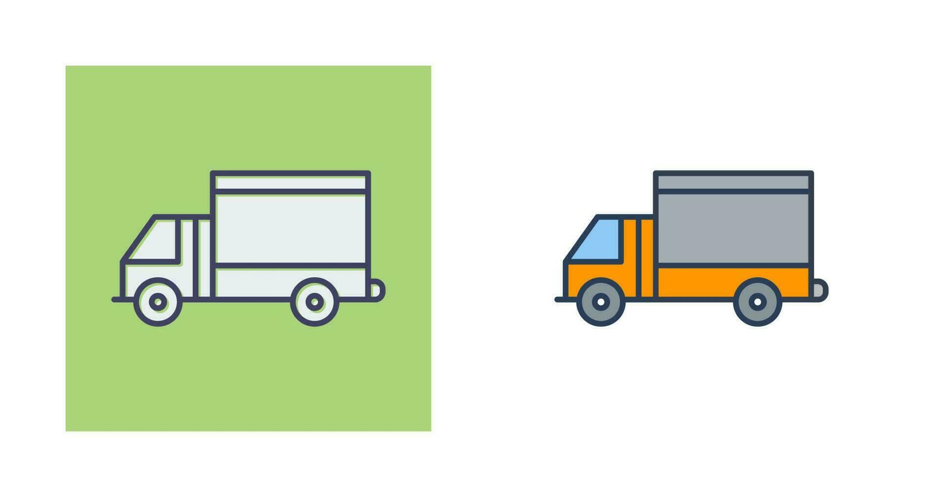 Heavy Truck Vector Icon