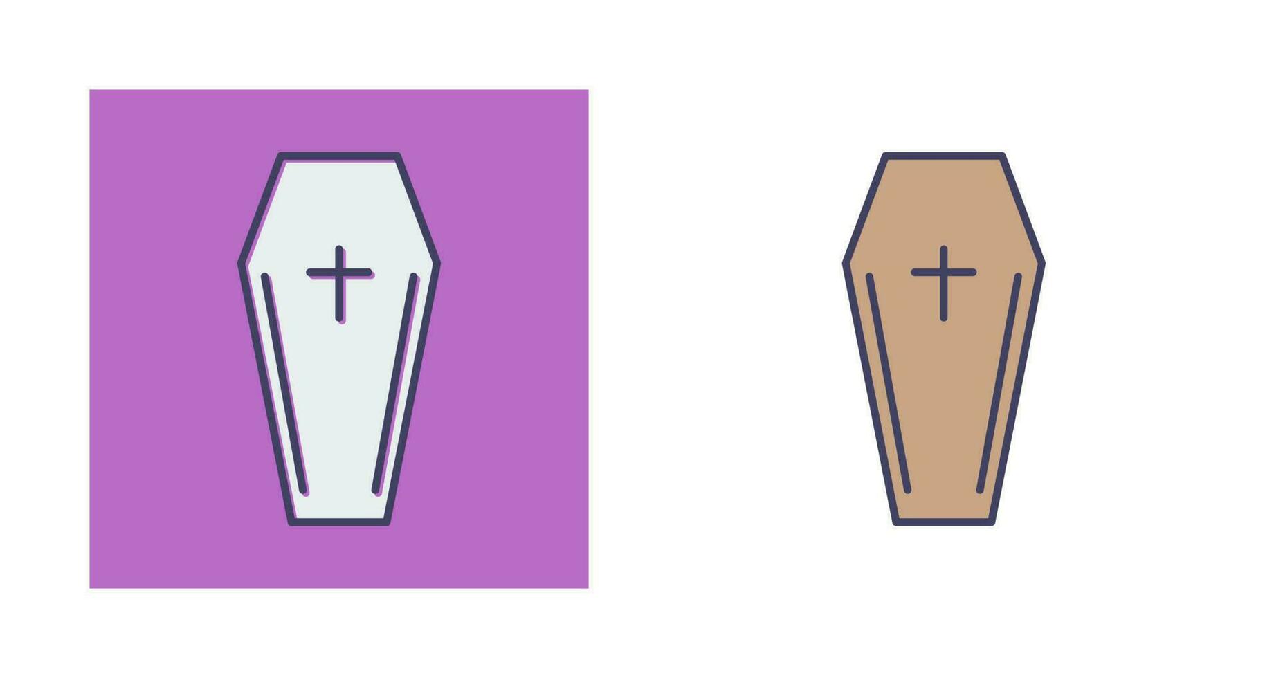 Coffin Vector Icon