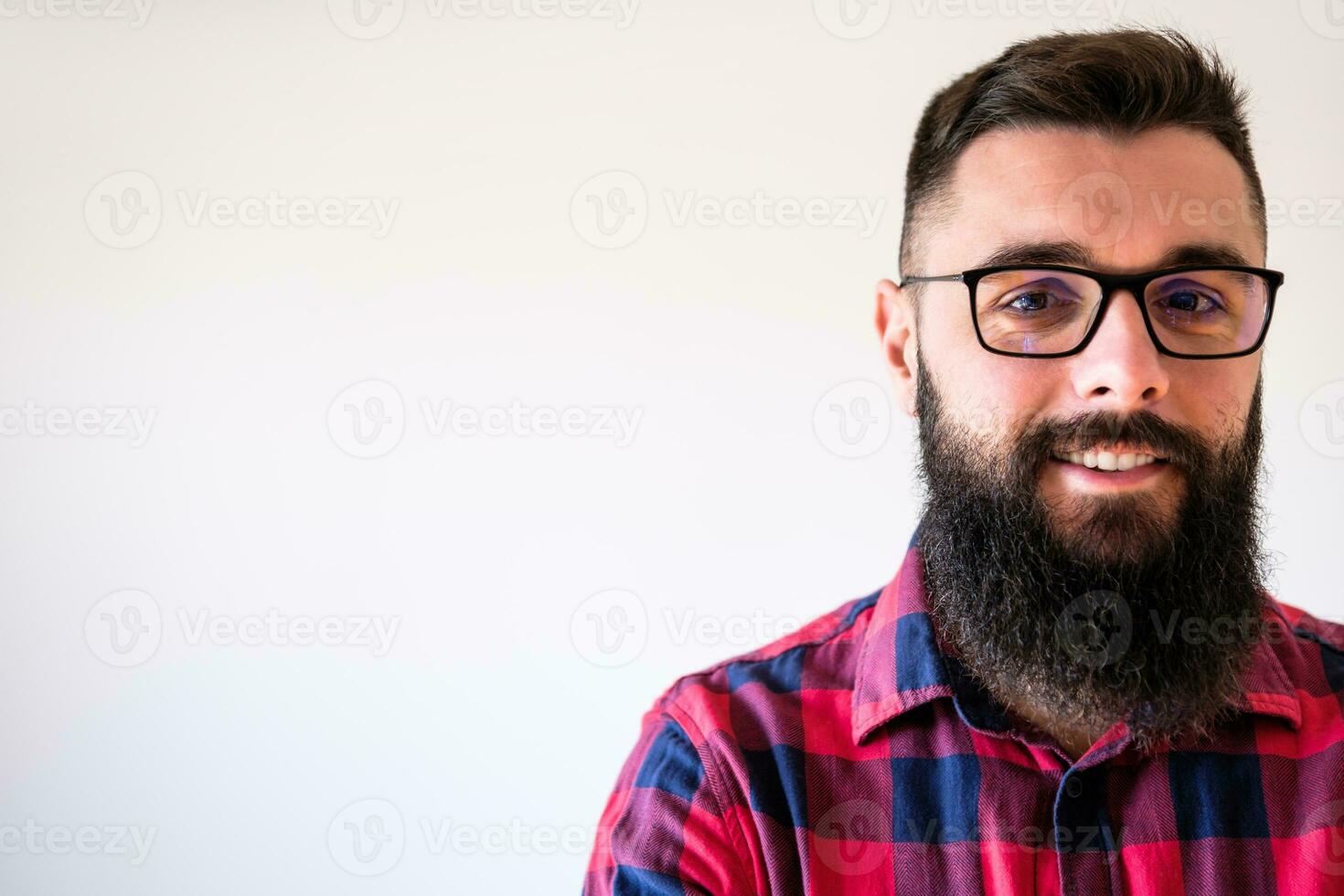Portrait of a happy man photo