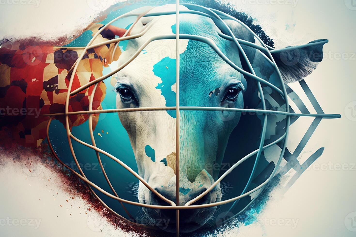 International Animal Rights Day. December 10 illustration photo