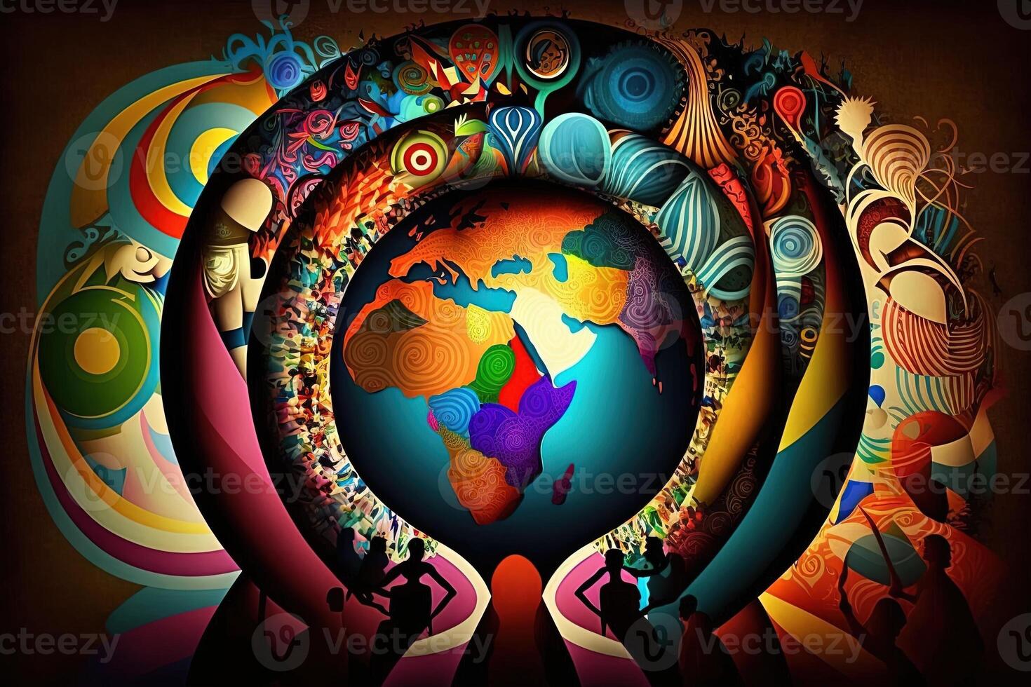 World Day for Cultural Diversity for Dialogue and Development, held on 21 may. illustration photo