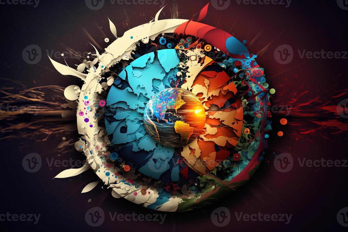 International Day Of Non Violence Day Abstract illustration photo