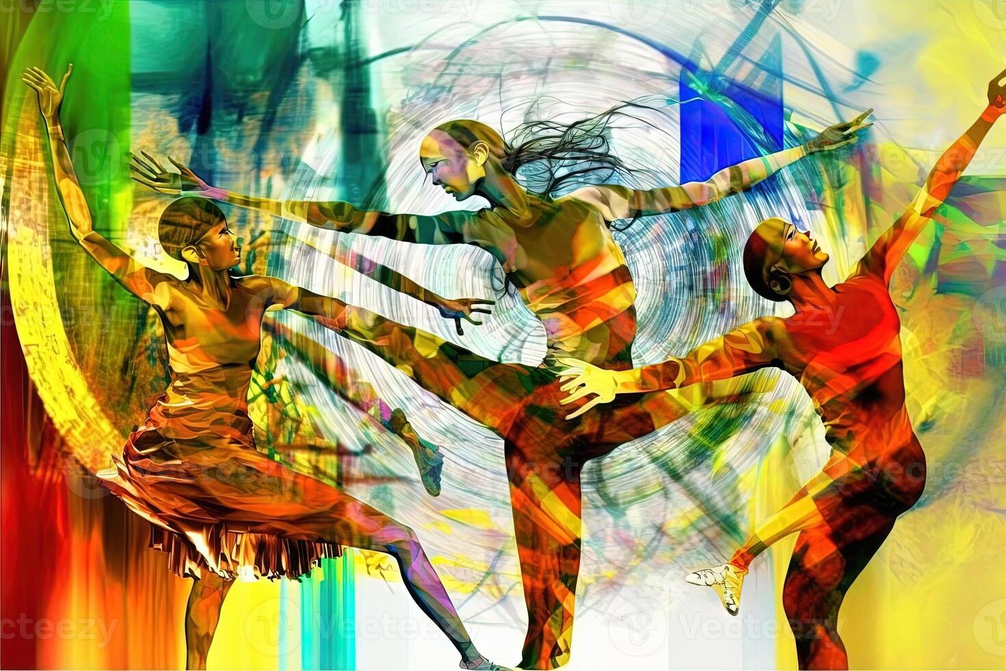 international day of dance abstract illustration photo