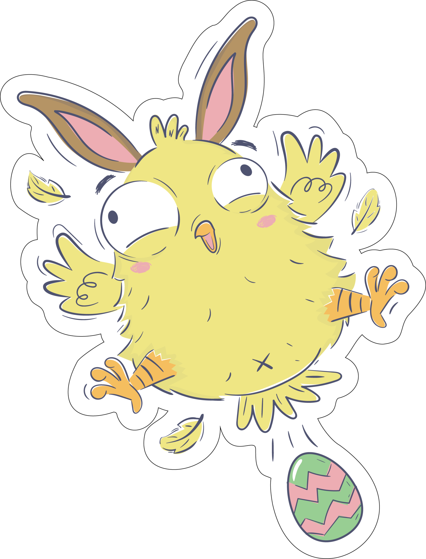 easter chick stickers 23954159 PNG