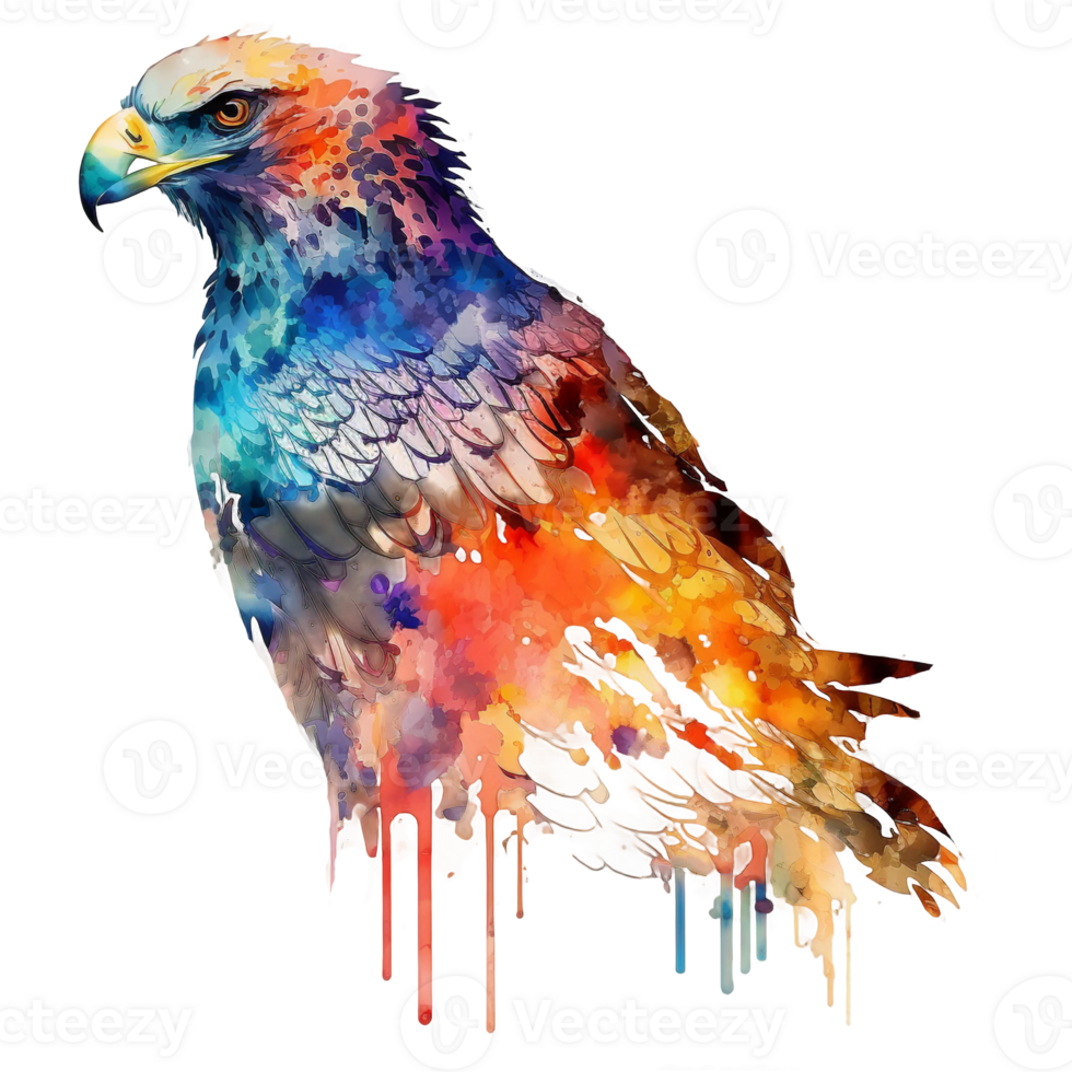 Thunderbird watercolor illustration isolated, png
