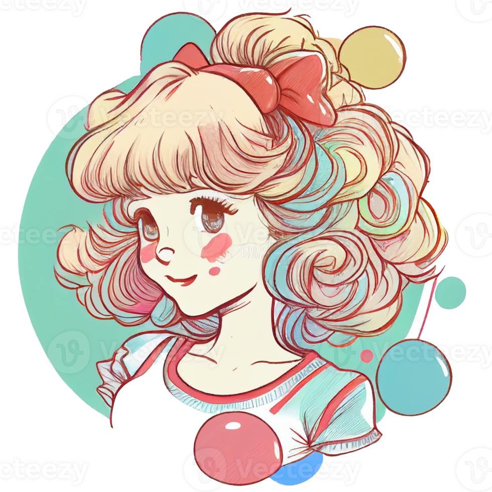 Vintage 80 s Pop Girl Sticker 23954942 PNG vintage-80-s-pop-girl-sticker-23954942-png
