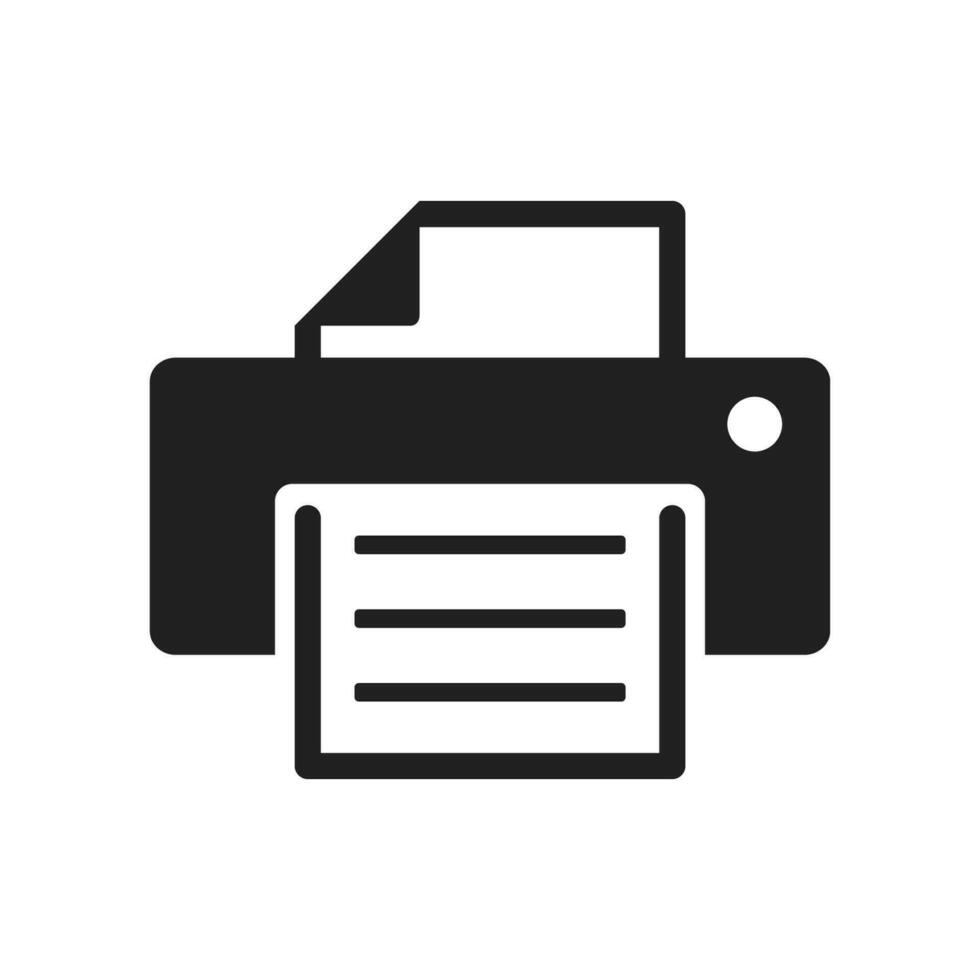 printer icon vector design illustration