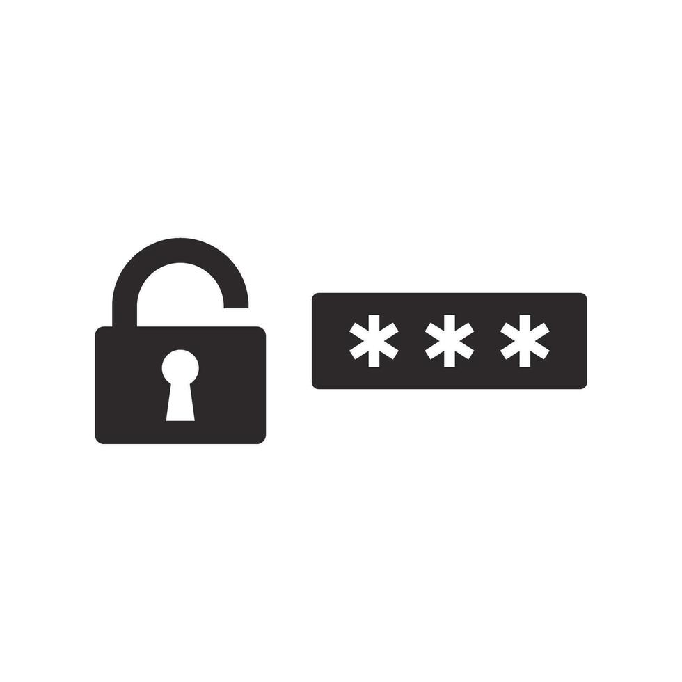 password icon vector design illustration