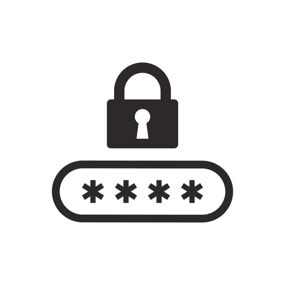 password icon vector design illustration