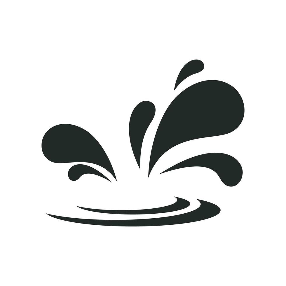 splash water icon vector design illustration