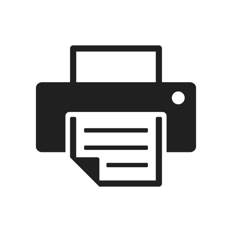 printer icon vector design illustration