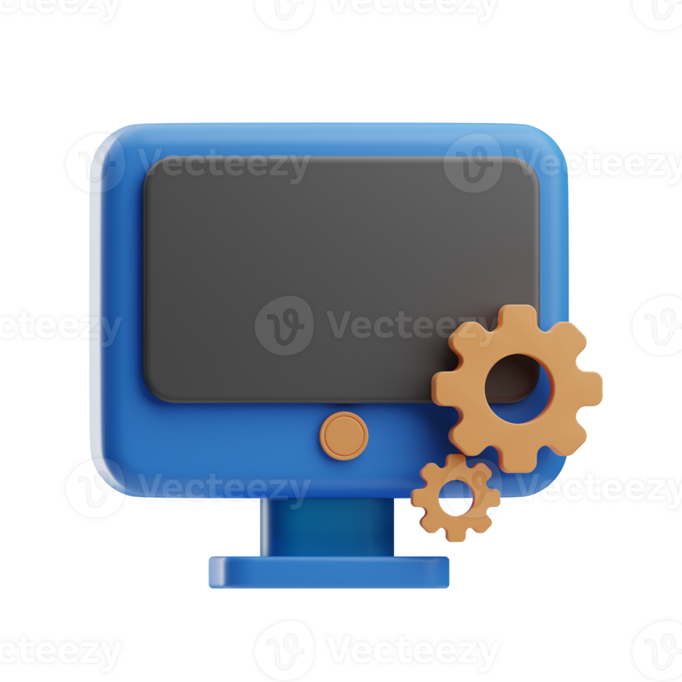 Technology engineer 3d illustration png
