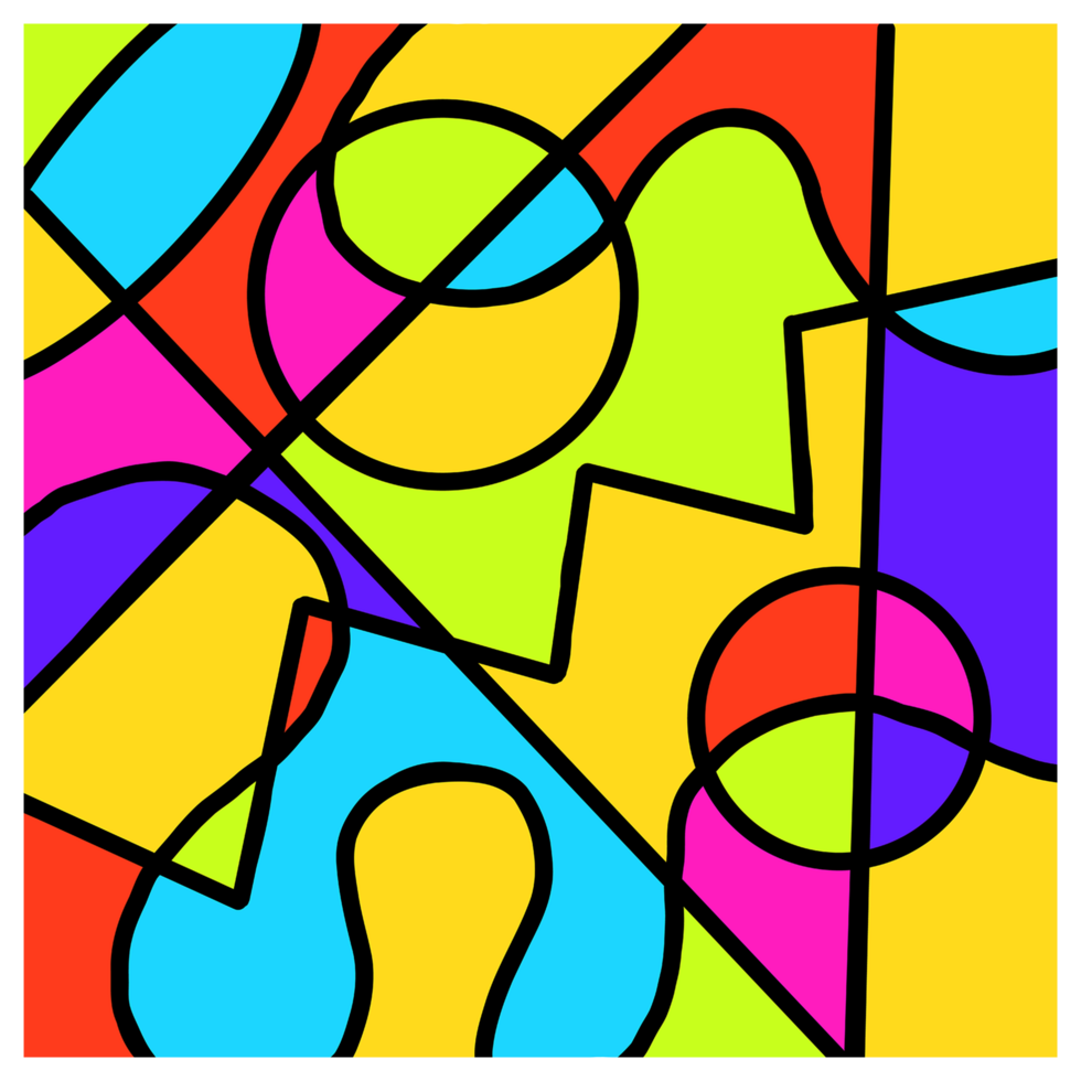 Colorful Abstract Artwork Background Wallpaper png