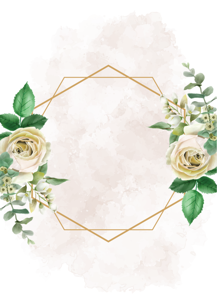 beautiful floral wedding invitation card 23956931 PNG