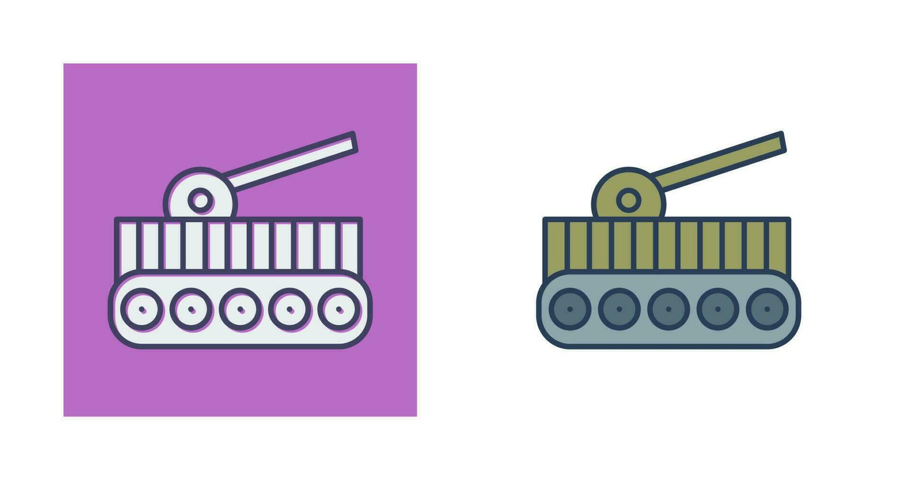 icono de vector de tanque